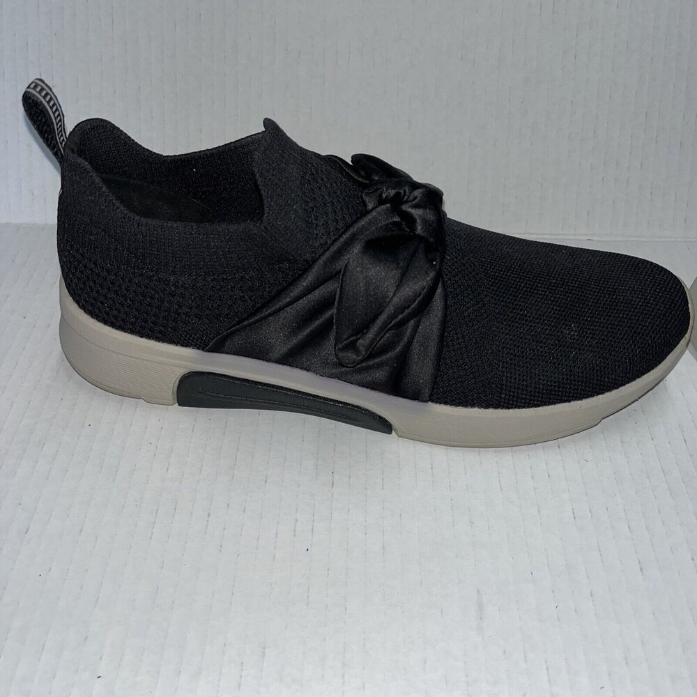 Mark Nason Los Angeles Black Knit Slip On Sneaker Shoe Size 8